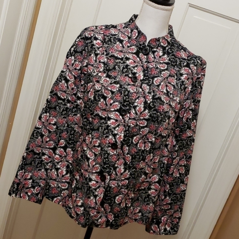 Charter Club floral blazer - 1X